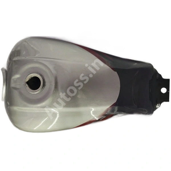 HERO PASSION PLUS Petrol Tank SILVER and RED