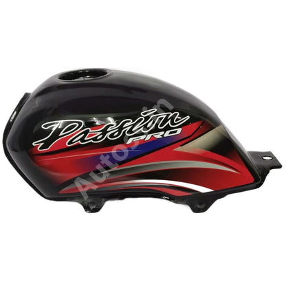HERO PASSION PRO Bike Petrol Tank 2016 BLACK and RED
