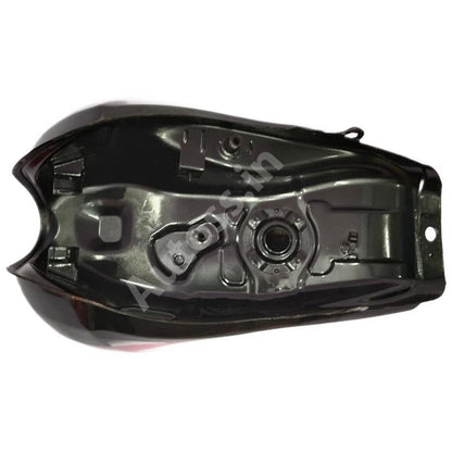HERO PASSION PRO PETROL TANK BLACK and RED