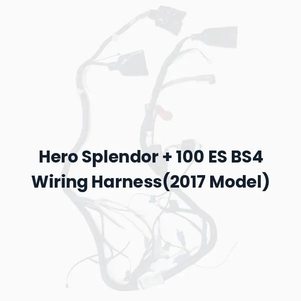 Hero Splendor + 100 ES BS4 Wiring Harness(2017 Model)