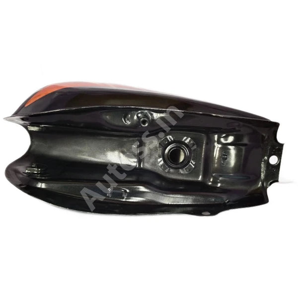 HERO Splendor New Model PETROL TANK BLACK and ORANGE