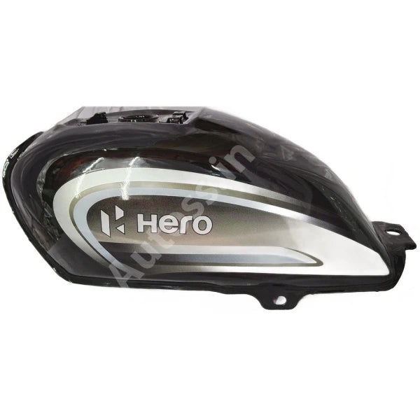 HERO SPLENDOR Petrol Tank BS6 BLACK and GREY