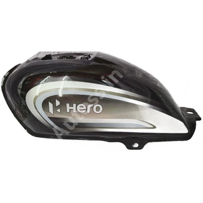 HERO SPLENDOR Petrol Tank BS6 BLACK and GREY