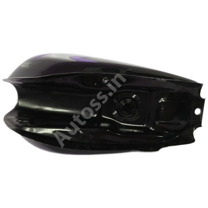 HERO Splendor Plus Alloy Wheel Petrol Tank BLACK and PURPLE
