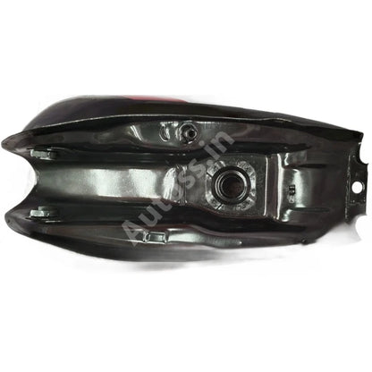 HERO Splendor Plus PETROL TANK BLACK and ORANGE