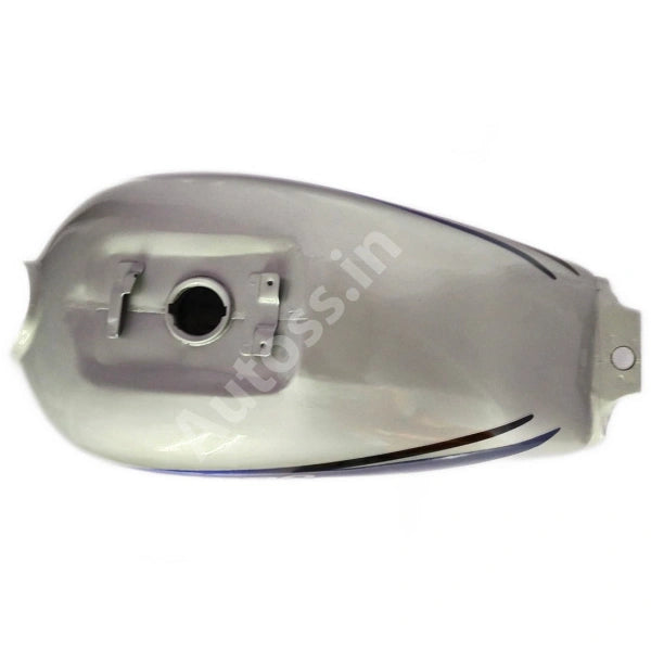 HERO Splendor Plus PETROL TANK SILVER and BLUE