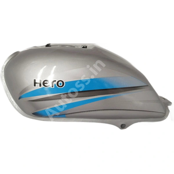 HERO SPLENDOR PRO PETROL TANK SILVER
