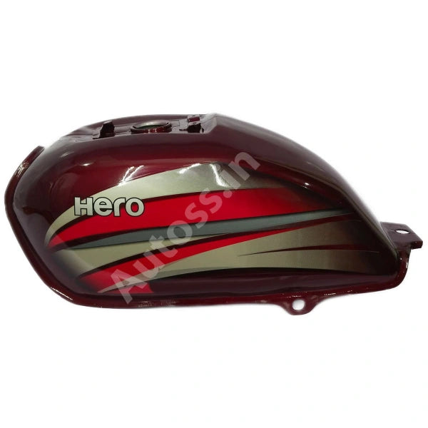 HERO Splendor Pro PETROL TANK WINE RED