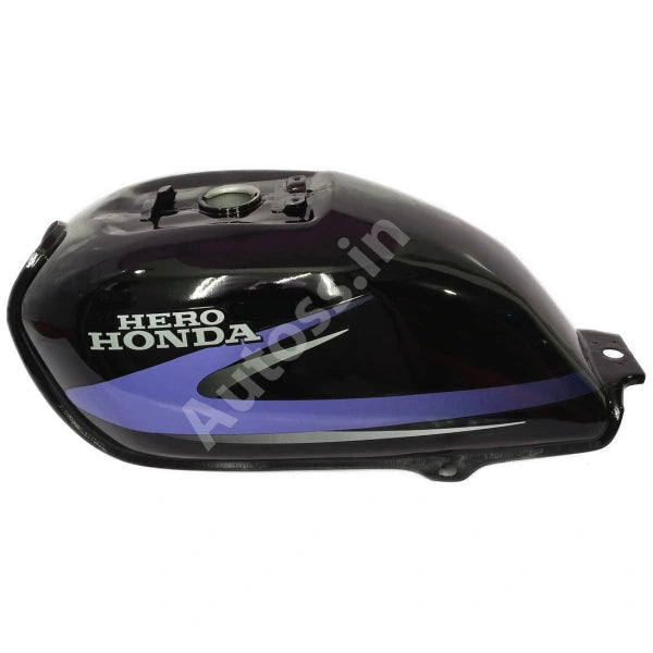 HERO Splendor Y2K Petrol Tank BLACK and PURPLE