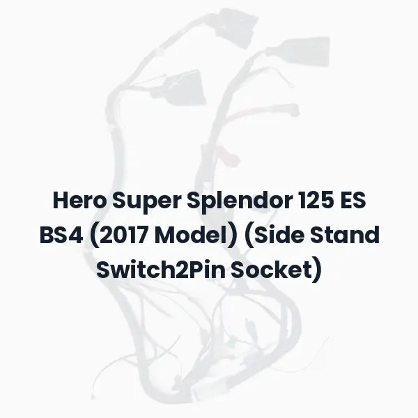 Hero Super Splendor 125 ES BS4 (2017 Model) (Side Stand Switch2Pin Socket)