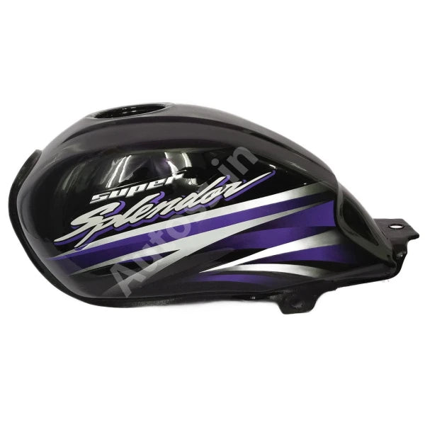 HERO SUPER SPLENDOR PETROL TANK T2 BLACK and BLUE