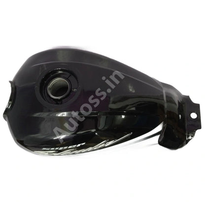 HERO SUPER SPLENDOR PETROL TANK T2 BLACK and GREY