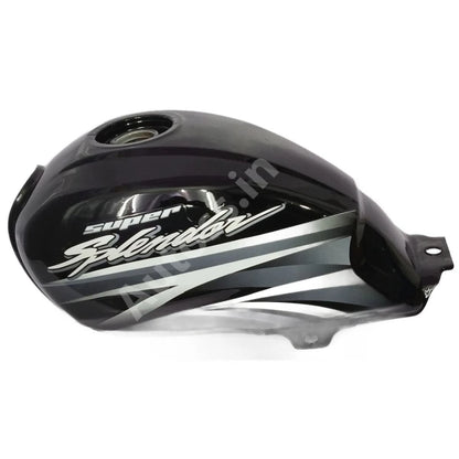 HERO SUPER SPLENDOR PETROL TANK T2 BLACK and GREY
