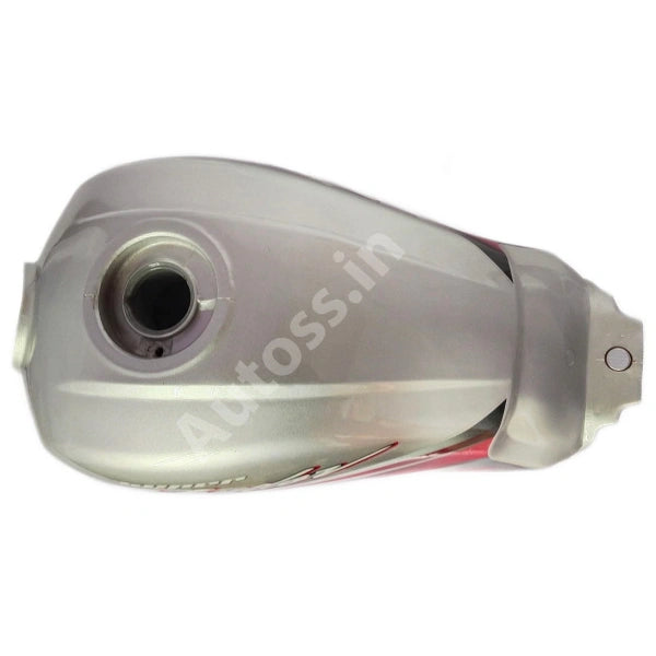 HERO SUPER SPLENDOR T2 Petrol Tank SILVER and RED