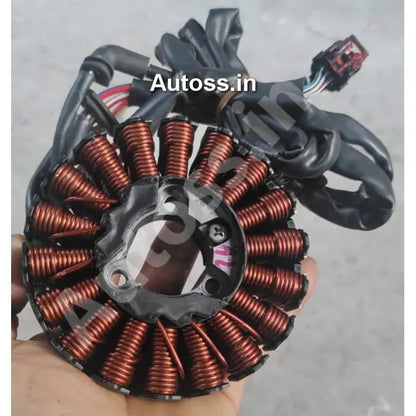 HONDA ACTIVA 6G MAGNET COIL PLATE ASSEMBLY(18 POLL)