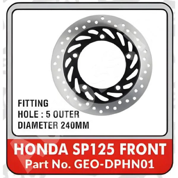 HONDA SP 125 FRONT DISC BRAKE
