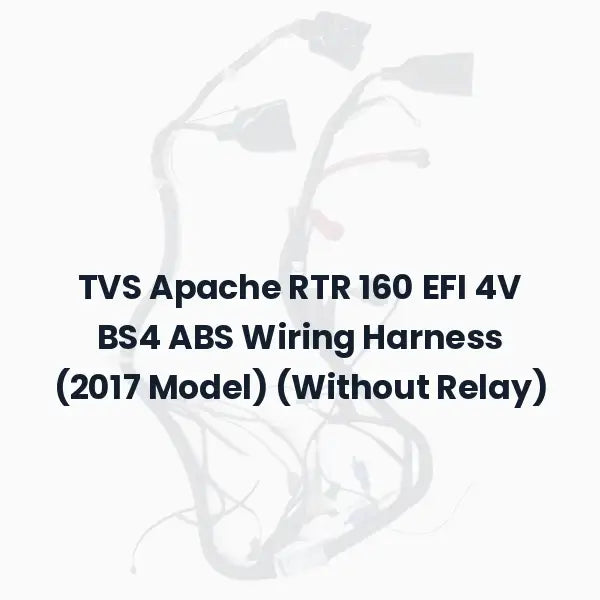 TVS Apache RTR 160 EFI 4V BS4 ABS Wiring Harness (2017 Model) (Without Relay)