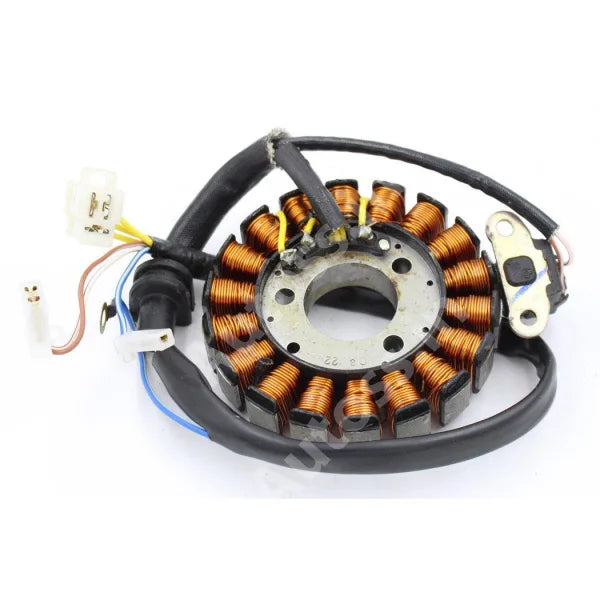 TVS APACHI RTR 180 MAGNET COIL PLATE ASSEMBLY(18 POLL) 3+2+1 PIN