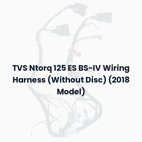 TVS Ntorq 125 ES BS-IV Wiring Harness (Without Disc) (2018 Model)