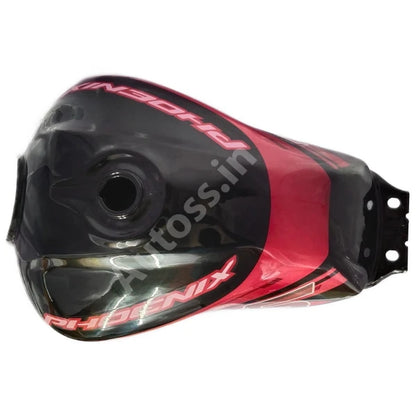 TVS Phoenix 125 Petrol Tank  BLACK and RED