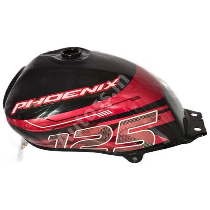 TVS Phoenix 125 Petrol Tank  BLACK and RED