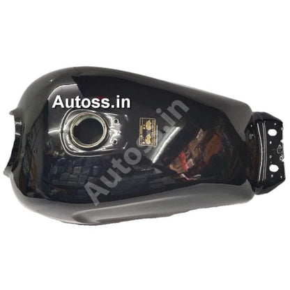 TVS RADION BS4 Petrol Tank BLACK.SILVER