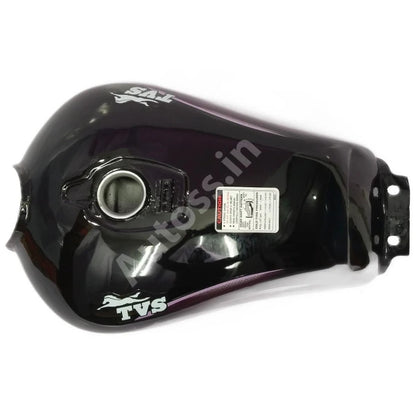 TVS Star City 110 Horse Petrol Tank BLACK and PURPLE