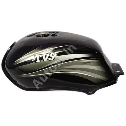 TVS Star City Petrol Tank 110 BLACK and SILVER
