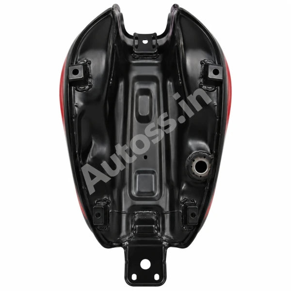 TVS Star City Plus Petrol Tank BLACK and RED