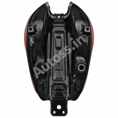 TVS Star City Plus Petrol Tank BLACK and RED