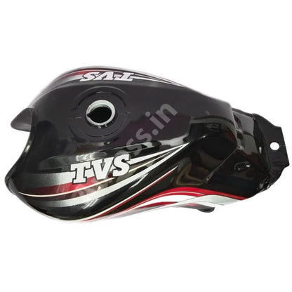 TVS Star Sports Petrol Tank New Model BLACK and RED