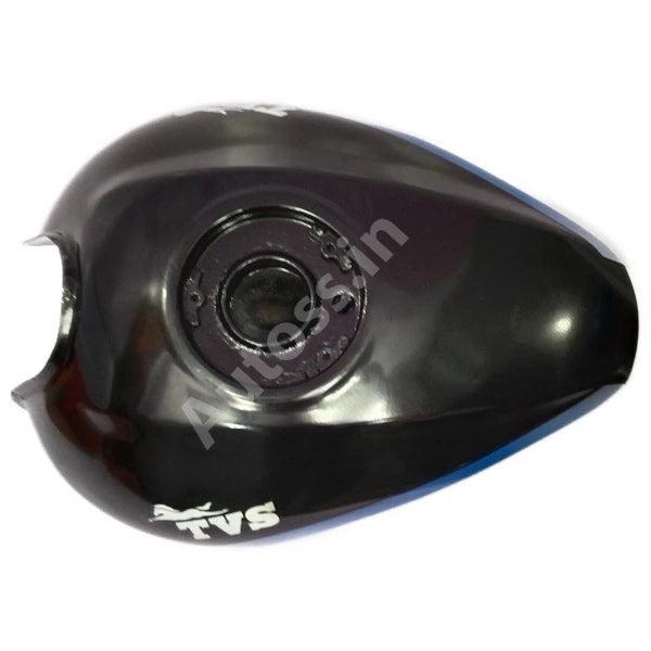 TVS Victor Glx Petrol Tank BLACK and BLUE