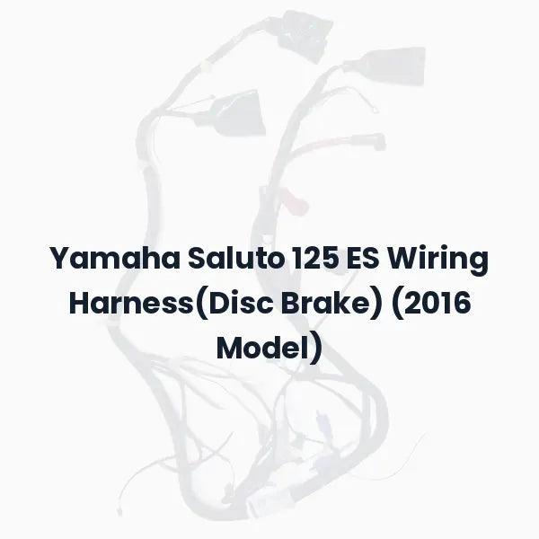 Yamaha Saluto 125 ES Wiring Harness(Disc Brake) (2016 Model)