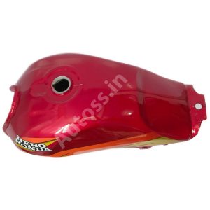Bike Petrol Tank HERO CD Deluxe New Model RED