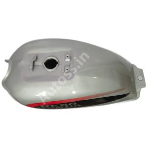 Bike Petrol Tank HERO  Splendor Plus SILVER and RED