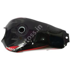 Bike Petrol Tanks HERO HFDX BLACK and RED