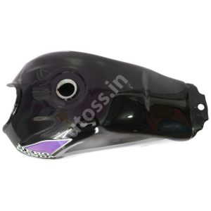 Bike Petrol Tank HERO CD Deluxe Old Model BLACK and PURPLE