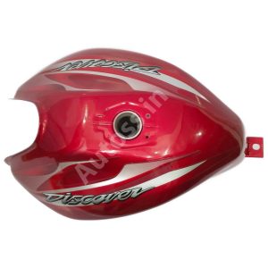 Bike Petrol Tank  BAJAJ Discover 125 ST RED