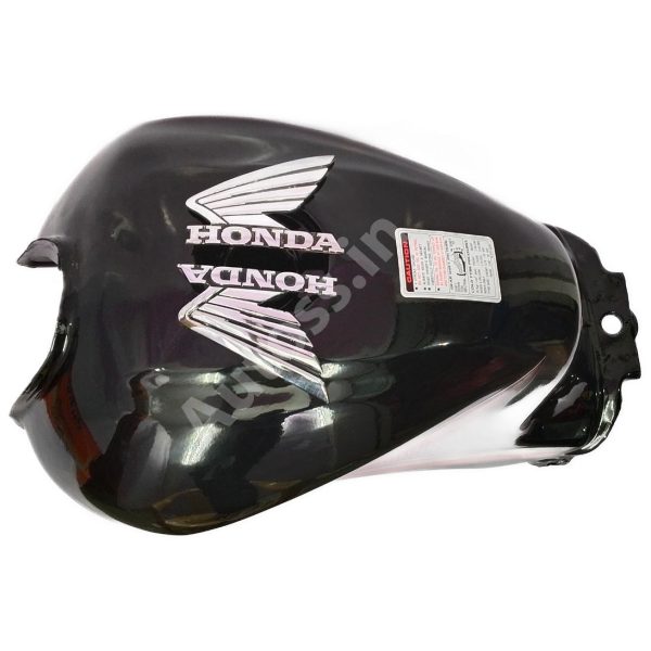 Bike Petrol Tank HONDA Shine BS6 BLACK and RED - Image 3