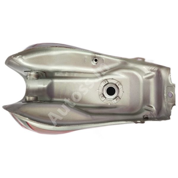 Bike Petrol Tanks HERO HFDX 2016 SILVER and RED - Image 2