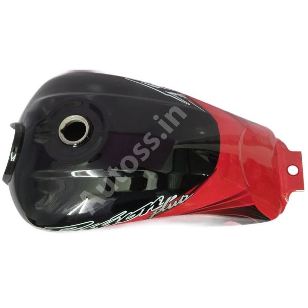 Bike Petrol Tanks HERO PASSION ALLOY WHEEL BLACK and RED
