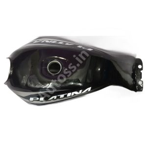 Ensons Petrol Tank BAJAJ Platina ES BLACK and SILVER