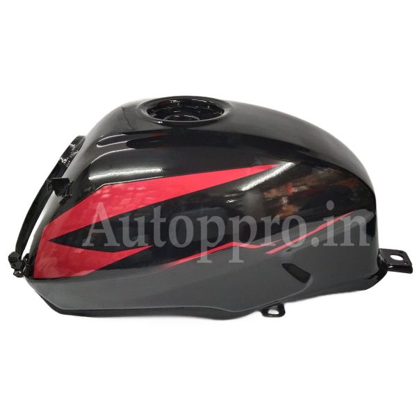 BIKE PETROL TANK BAJAJ PULSER 150 BS6 BLACK.RED