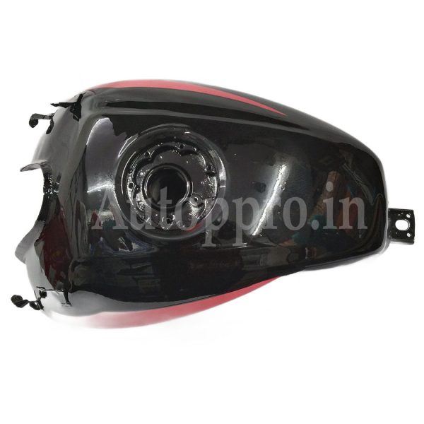 BIKE PETROL TANK BAJAJ PULSER BS4 BLACK RED 1
