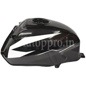 BIKE PETROL TANK BAJAJ PULSER BS6 BLACK GREY 2