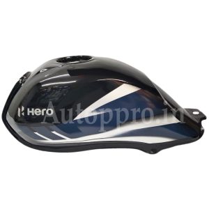 BIKE PETROL TANK HERO HFDX BS6 BLACK NEXUS BLUE 1