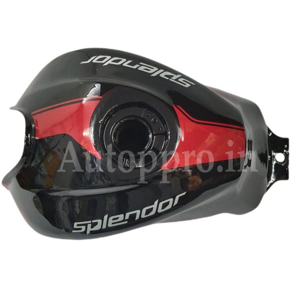 BIKE PETROL TANK HERO I SMART 110 BS4 BLACK.RED 1