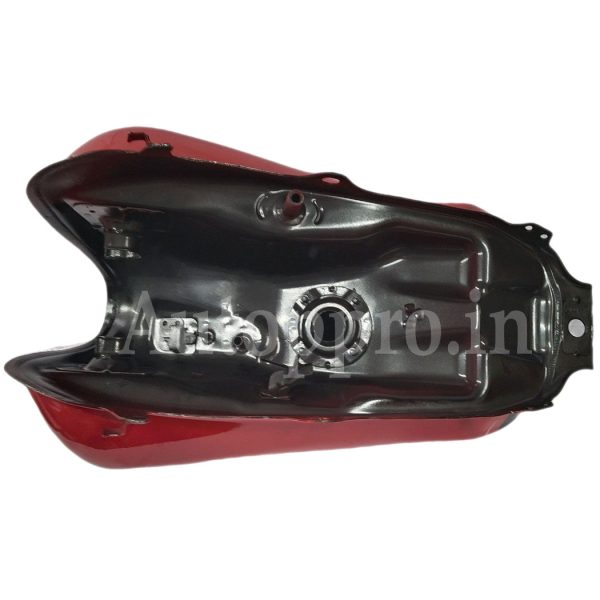 BIKE PETROL TANK HERO I SMART 110 BS4 BLACK.RED 2