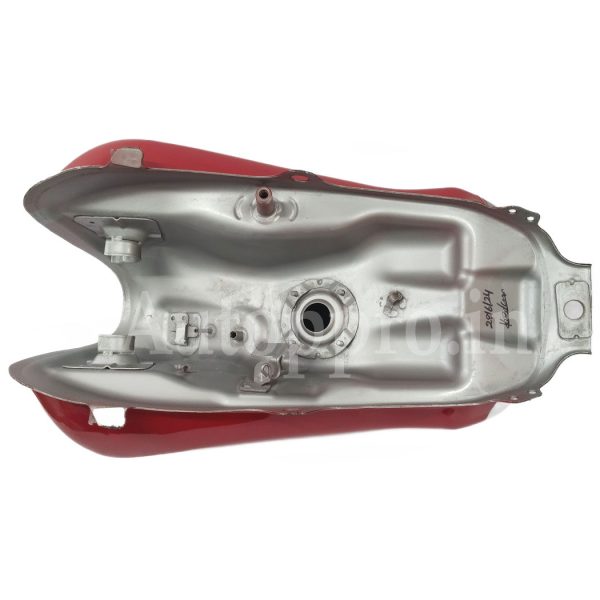 BIKE PETROL TANK HERO I SMART 110 BS4 SILVER.RED 2