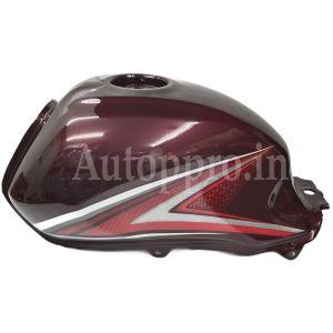BIKE PETROL TANK HONDA SHINE BS6 WINE RED 2